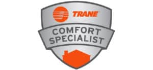 Trane heating and air conditioning systems and services comfort specialist seal